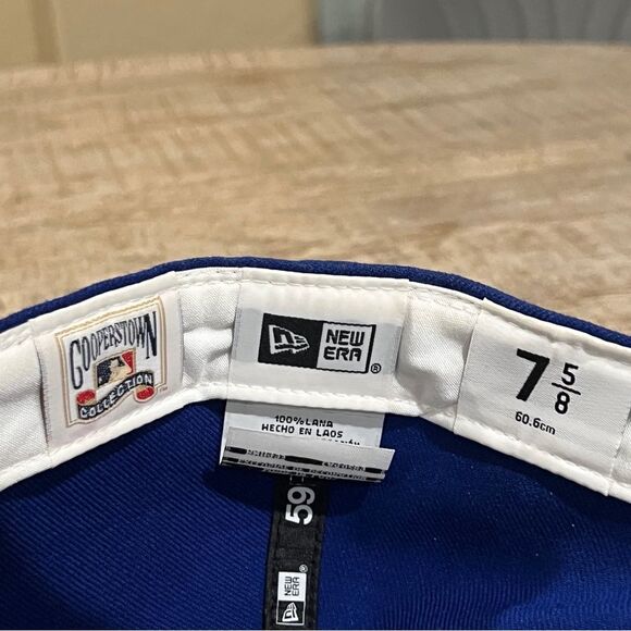 Milwaukee Brewers Blue 59fifty New Era Fitted Baseball Hat - Picture 8 of 9